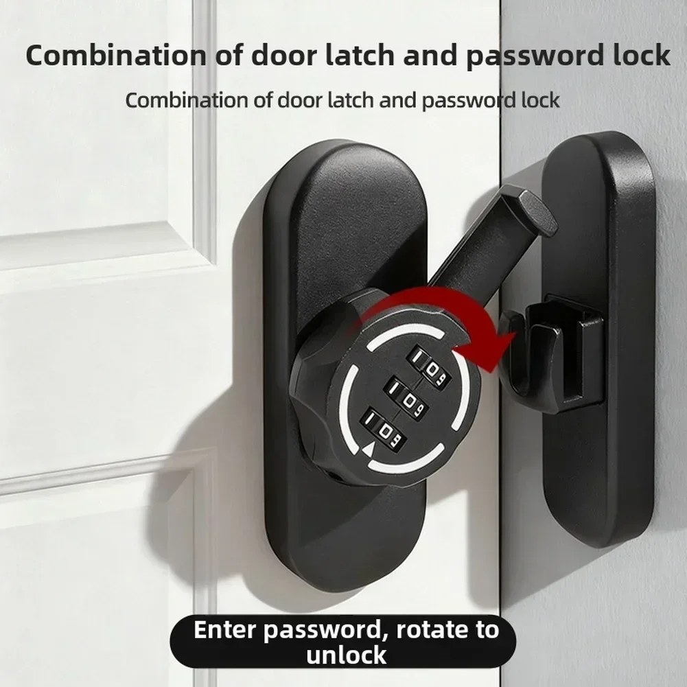 Home Security Tapo - 비밀번호 도어 래치 90/180도 슬라이딩 욕실