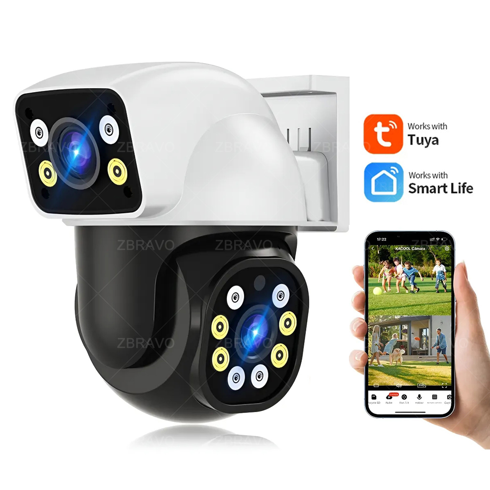 Home Security Group - Smartlife 8MP WiFi Tuya 야외 카메라