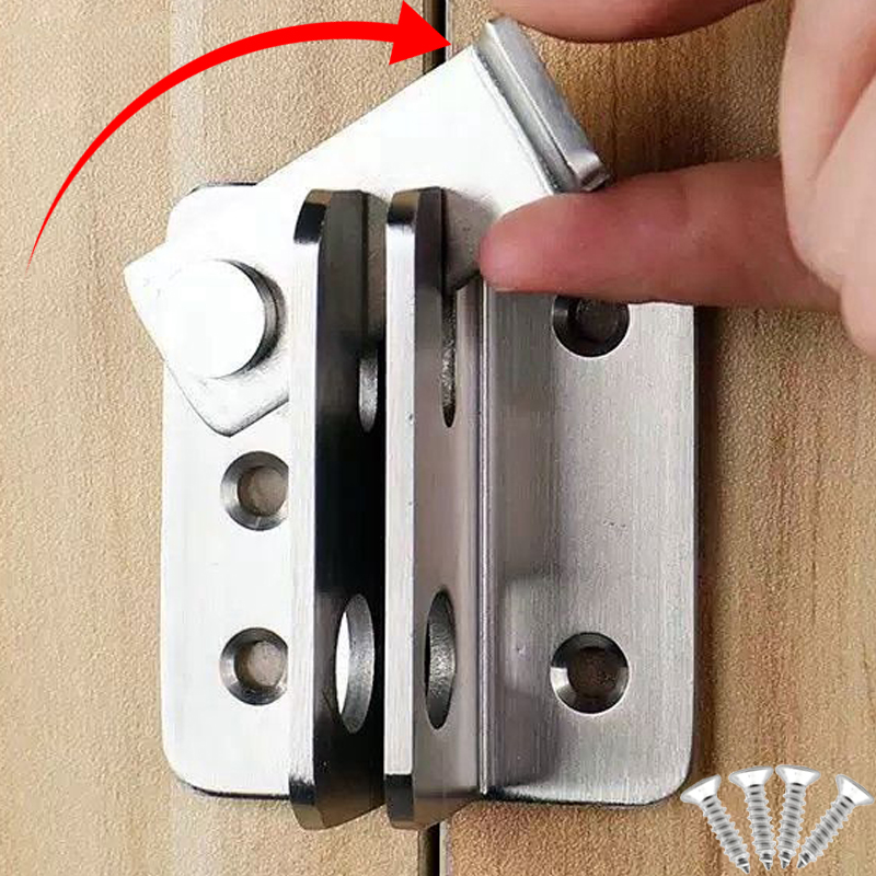 Home Security Tapo - 1/5세트 플립 래치 게이트 래치 스테인리스