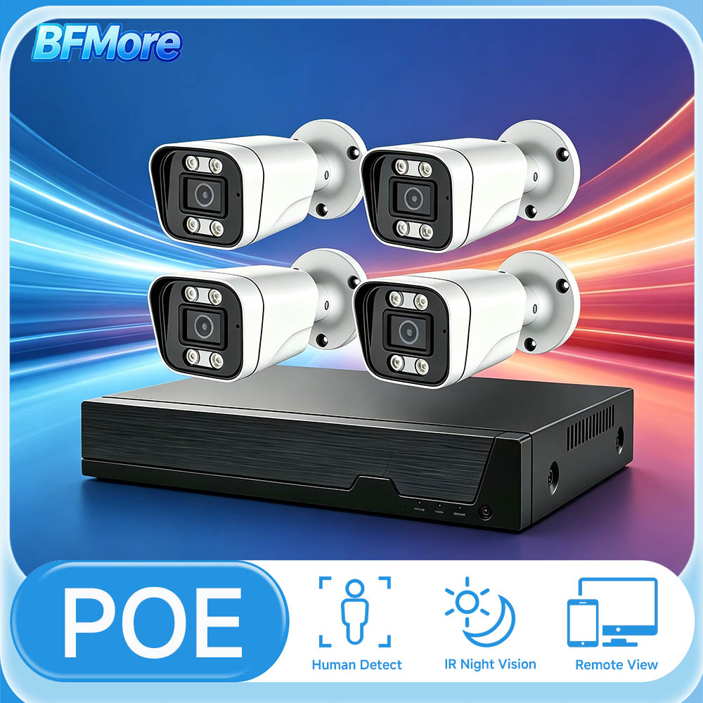 Home Security Video Systems - BFMore 8MP 4K Ai 인간 감지