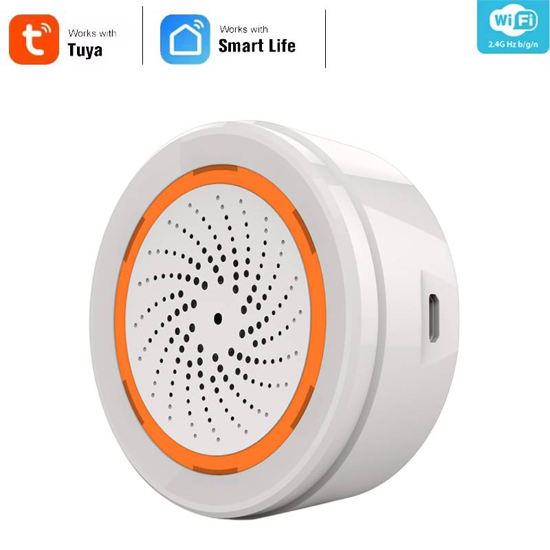 Home Security Siren - 스마트 사이렌 알람 투야 지그비 사운드