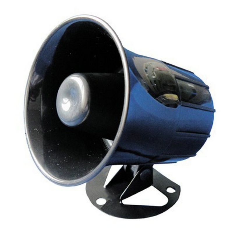 Home Security Siren - DC12V 15W 유선 알람 사이렌 경적(플래시