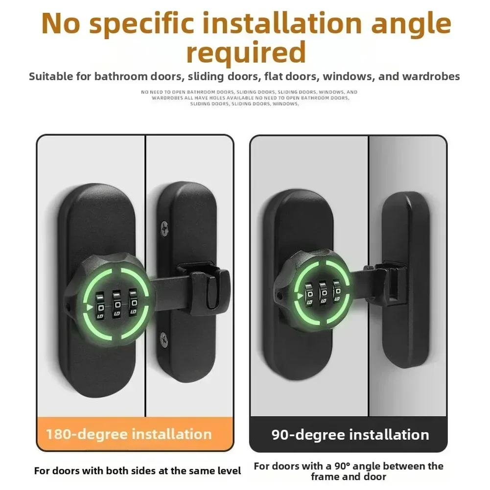 비밀번호 도어 래치 90/180도 슬라이딩 욕실 잠금장 - Home Security Tapo 리뷰 및 가격