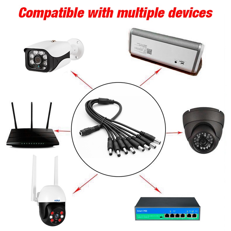 5.5x2.1mm 1 여성 2 4 8 남성 DC 전원  - Home Security Technician 리뷰 및 가격