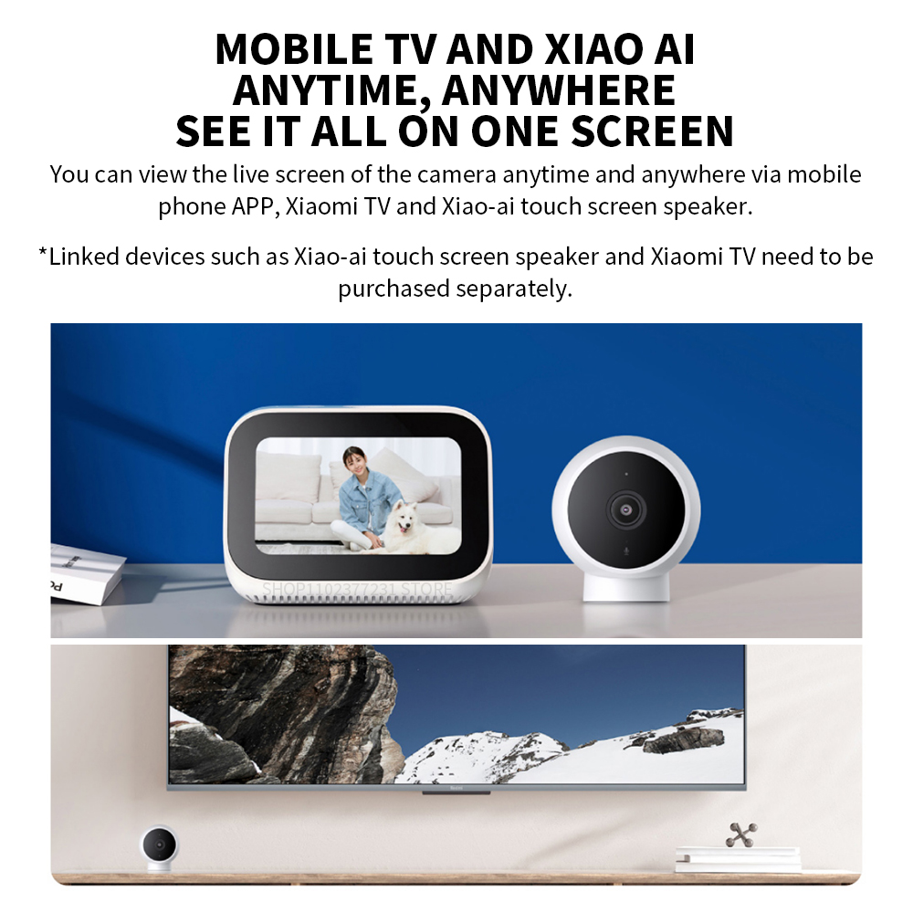 Xiaomi IP 카메라 2K 1296P WiFi 나이 - Xiaomi Home Security Camera 2K 리뷰 및 가격