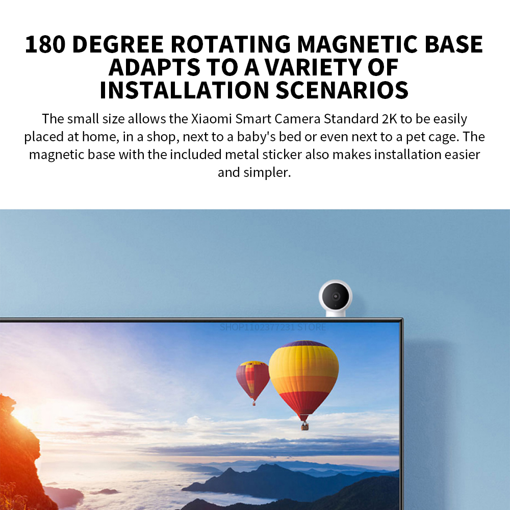 Xiaomi IP 카메라 2K 1296P WiFi 나이 - Xiaomi Home Security Camera 2K 리뷰 및 가격