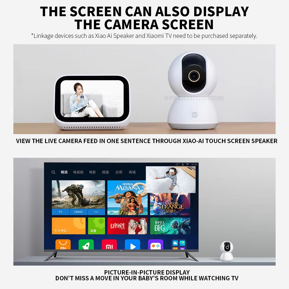 오리지널 샤오미 스마트 카메라 2K 1296P HD 3 - Xiaomi Home Security Camera 2K 리뷰 및 가격