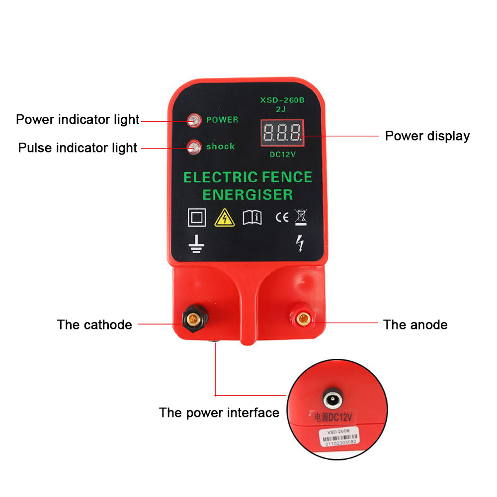 가축 고전압 펄스 컨트롤러 전기 울타리 에너자이저 LC - Home Security Electric Fence 리뷰 및 가격