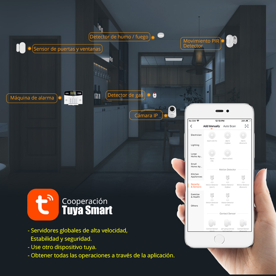 Fuers Tuya 스마트 경보 시스템 키트 WIFI  - Home Security Number 리뷰 및 가격