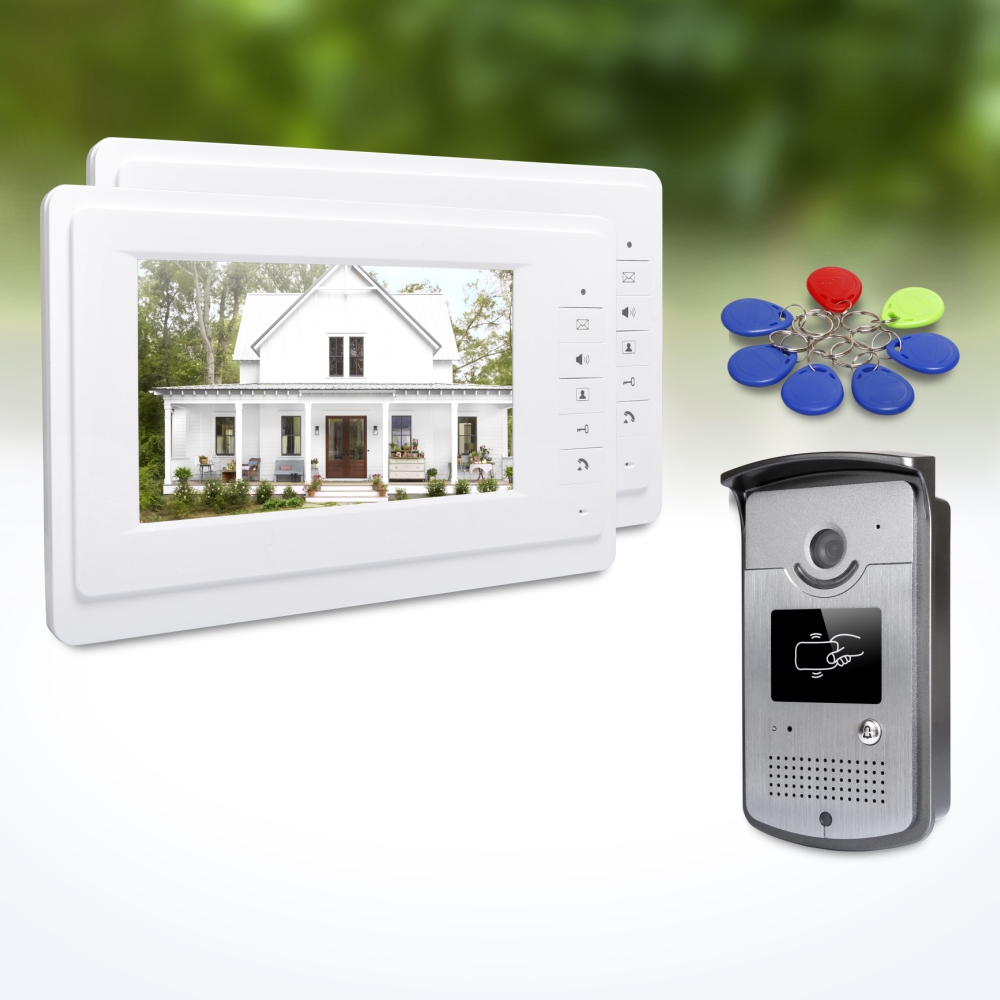 1개의 실외 카메라, 2개의 실내 모니터, 7인치 비디 - Home Security And Camera System 리뷰 및 가격