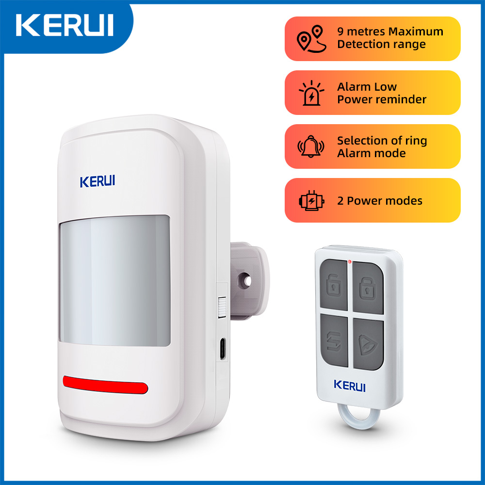 KERUI 433MHz 적외선 모션 센서 감지기 알람/ - Pet Immune Pir Sensor 리뷰 및 가격
