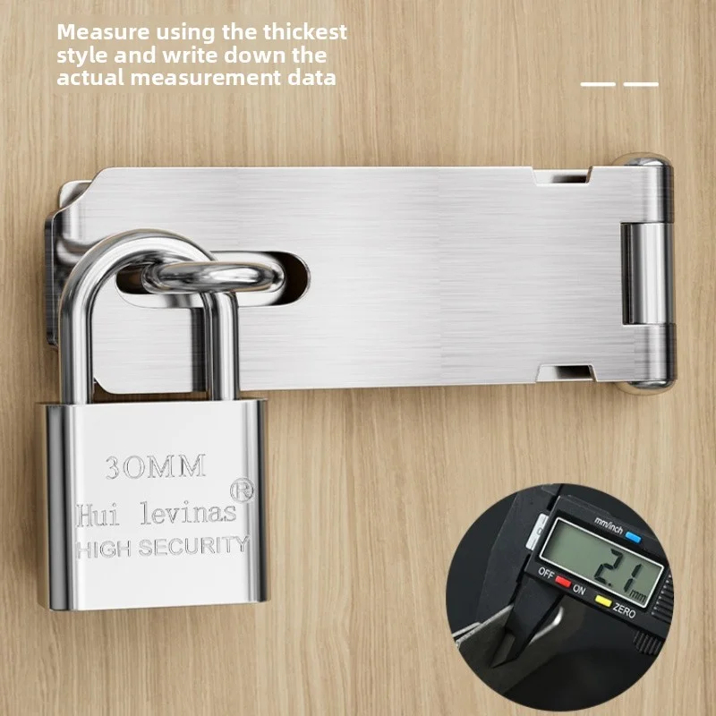 스테인리스 스틸 패드락 해스프 도어 클라스프 락 90도 - Home Security Tapo 리뷰 및 가격