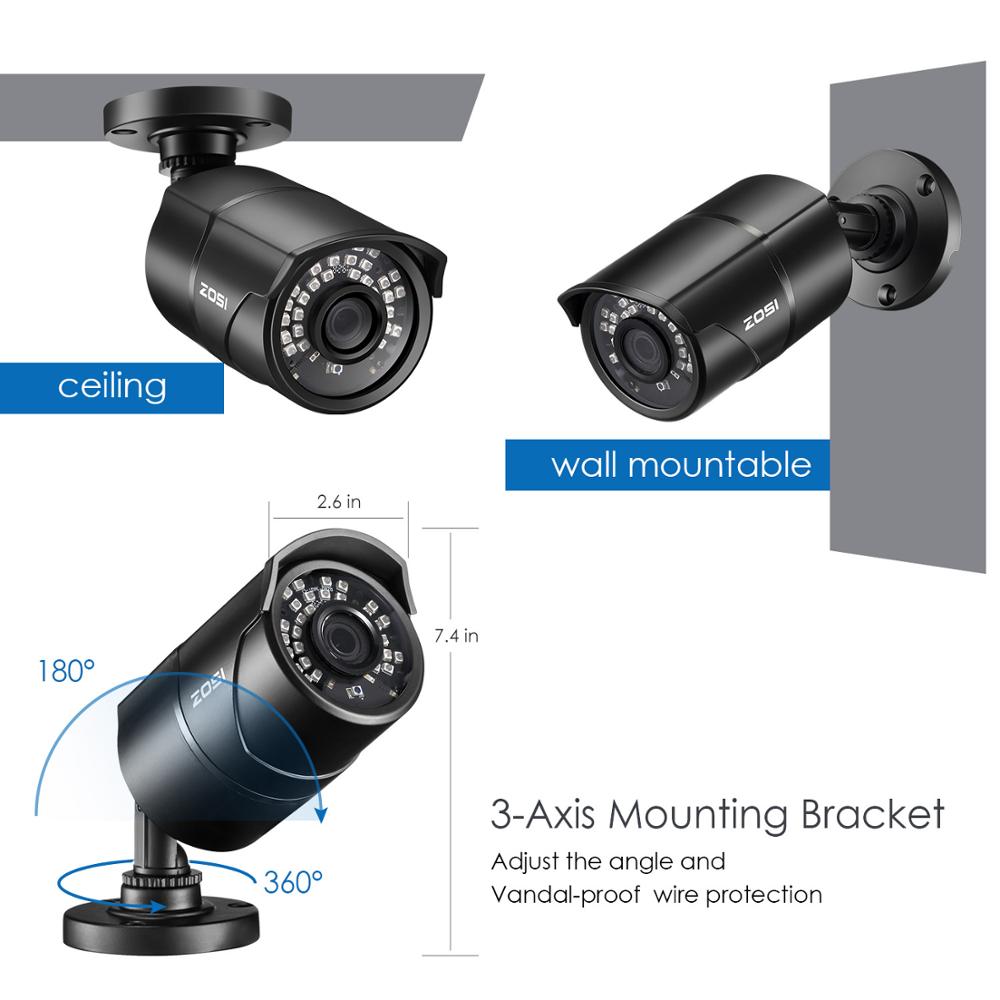ZOSI 1080P TVI AHD CVBS IR CUT - Home Security Video Systems 리뷰 및 가격