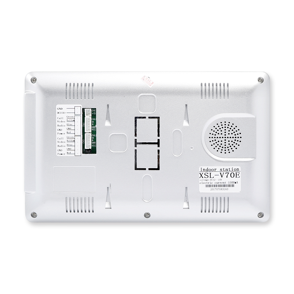4선식 2가족용 비디오 도어폰 인터콤 시스템 7인치 모 - Home Security And Camera System 리뷰 및 가격