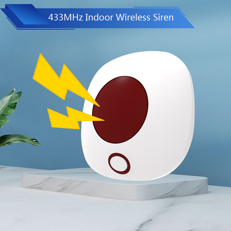 실내 433MHz 무선 사이렌 독립형 도난 경보기 시스 - Home Security Siren 리뷰 및 가격