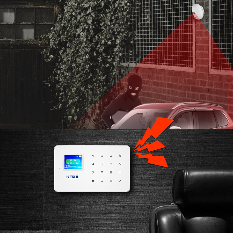 KERUI P861 무선 보안 경보 시스템에 대 한 야 - Pet Immune Pir Sensor 리뷰 및 가격
