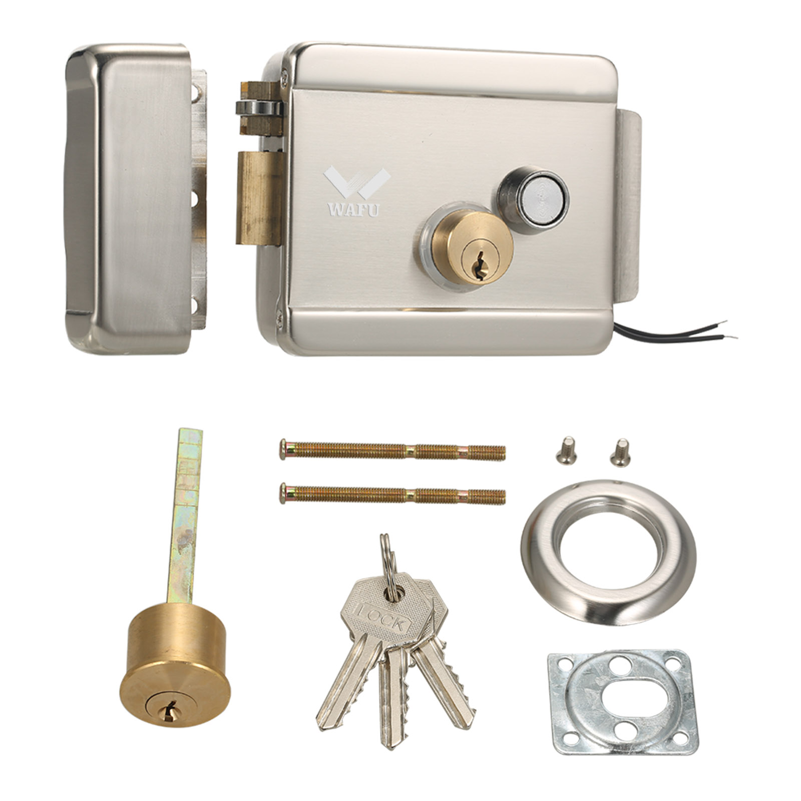 WAFU 스마트 전기 게이트 문짝 잠금 장치, 보안 전 - Home Security Locks For Doors 리뷰 및 가격