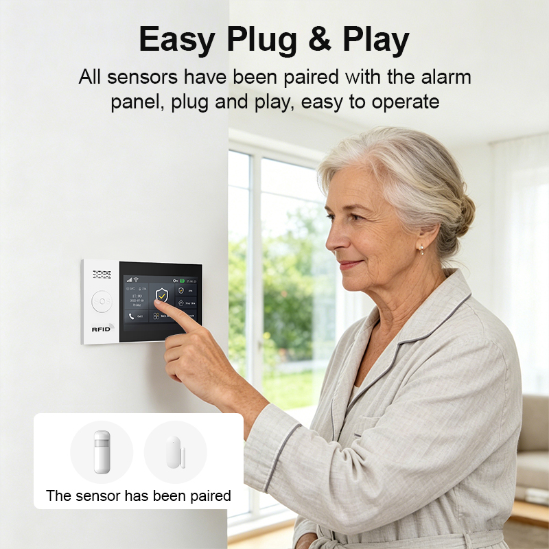 PGST 2G GSM WiFi 알람 시스템 키트 무선  - Home Security Technician 리뷰 및 가격