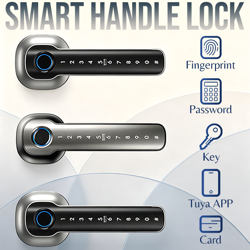 홈 보안 장치 스마트 지문 도어락 디지털 전자 핸들 잠 - Home Security Group 리뷰 및 가격