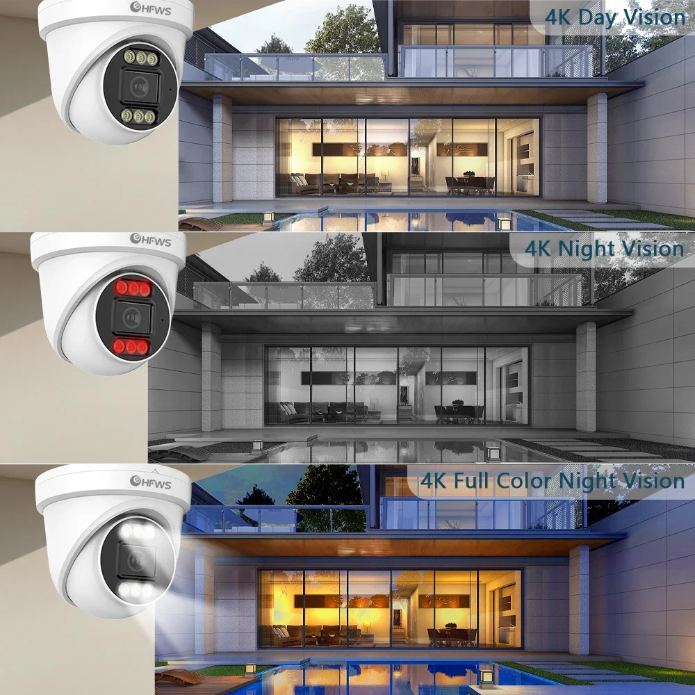 OEM 8MP 4K 25FPS PoE IP 카메라 돔형 - Home Security And Camera System 리뷰 및 가격