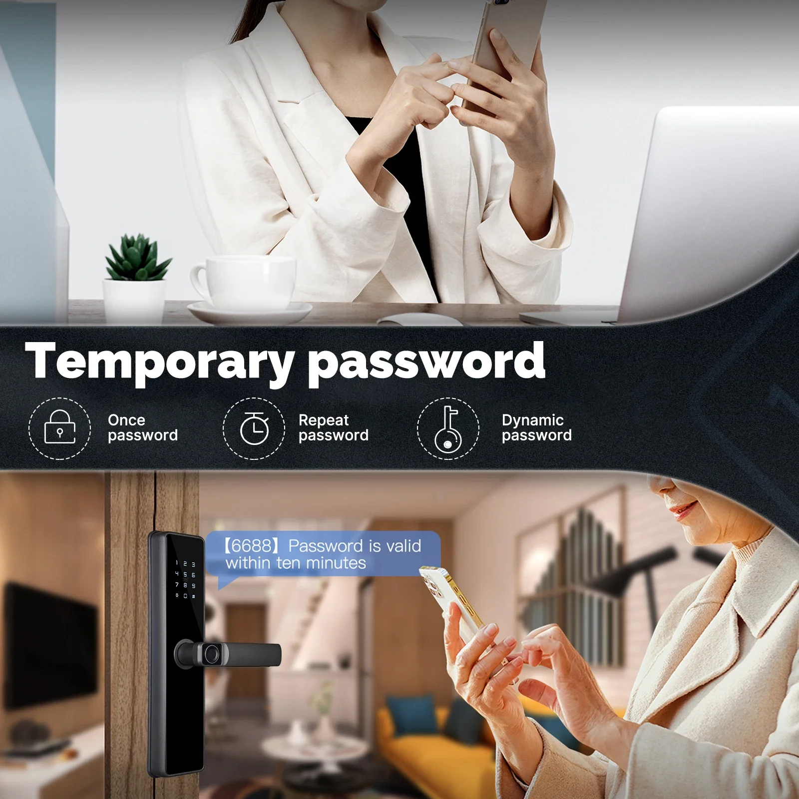 MOES Tuya ZigBee 스마트 문짝 잠금 장치, - Home Security Tapo 리뷰 및 가격