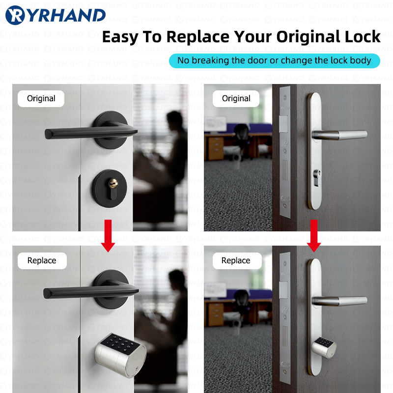 스마트 유로 원통형 도어락 ttlock 앱 키리스 보안 - Home Security Group 리뷰 및 가격