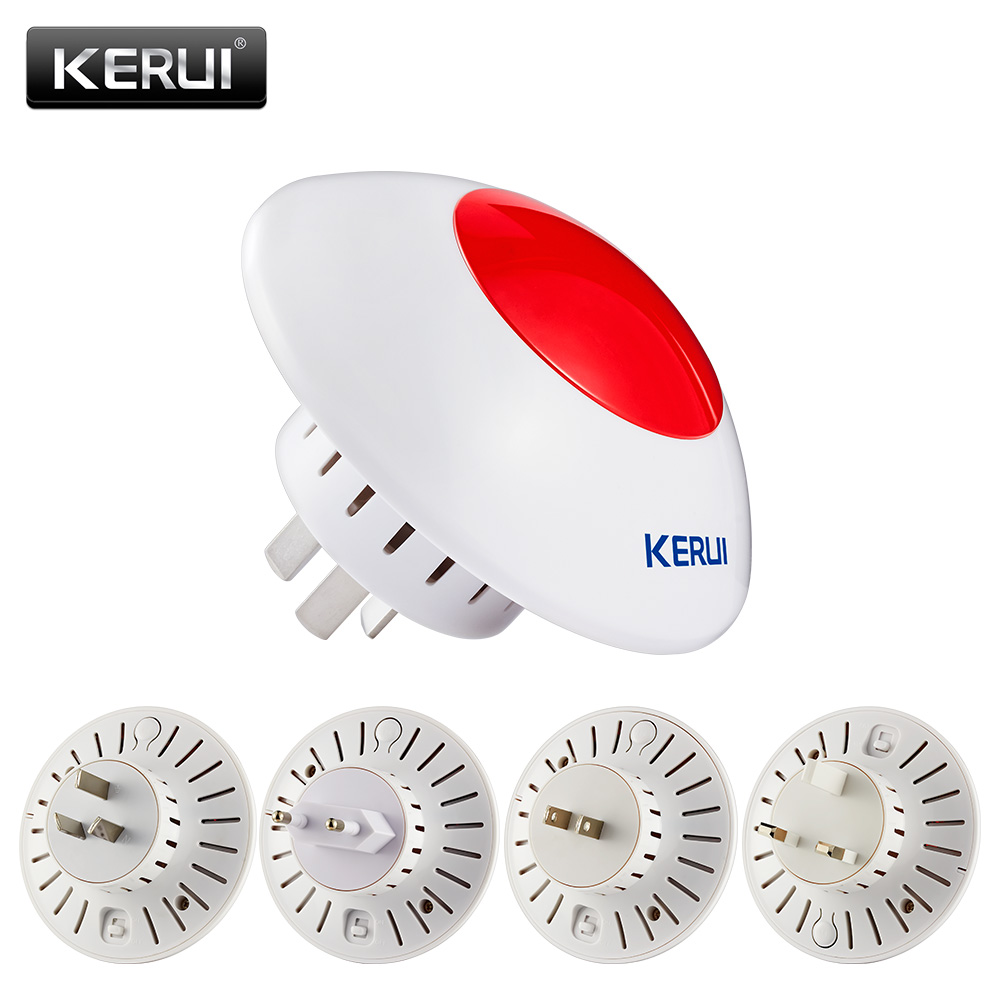 KERUI J009 시끄러운 실내 사이렌 무선 깜박이는 - Home Security Siren 리뷰 및 가격