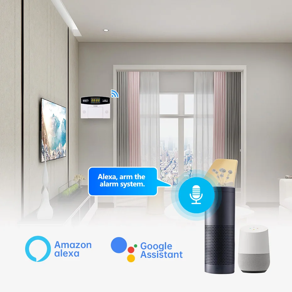 Fuers Tuya 스마트 경보 시스템 키트 WIFI  - Home Security Number 리뷰 및 가격
