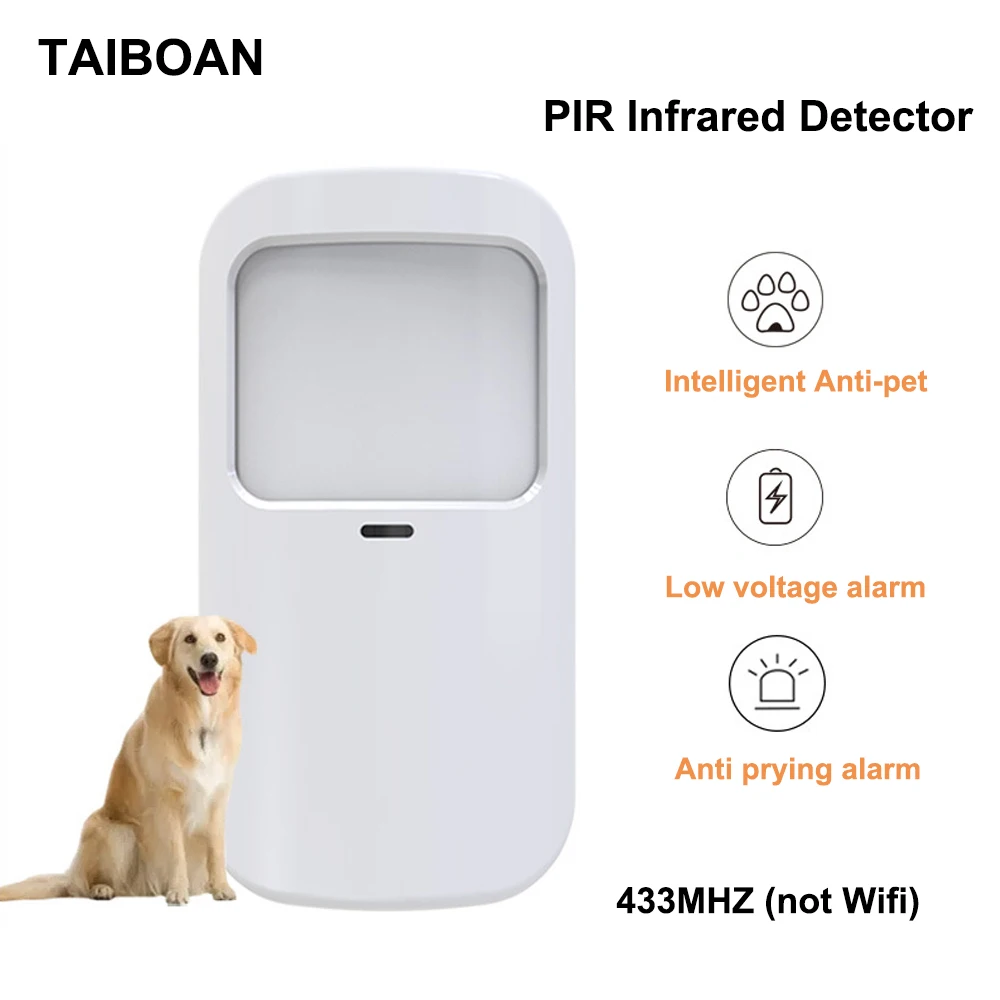 흰색 무선 적외선 감지기, PIR 모션 알람 센서, 스 - Pet Immune Pir Sensor 리뷰 및 가격