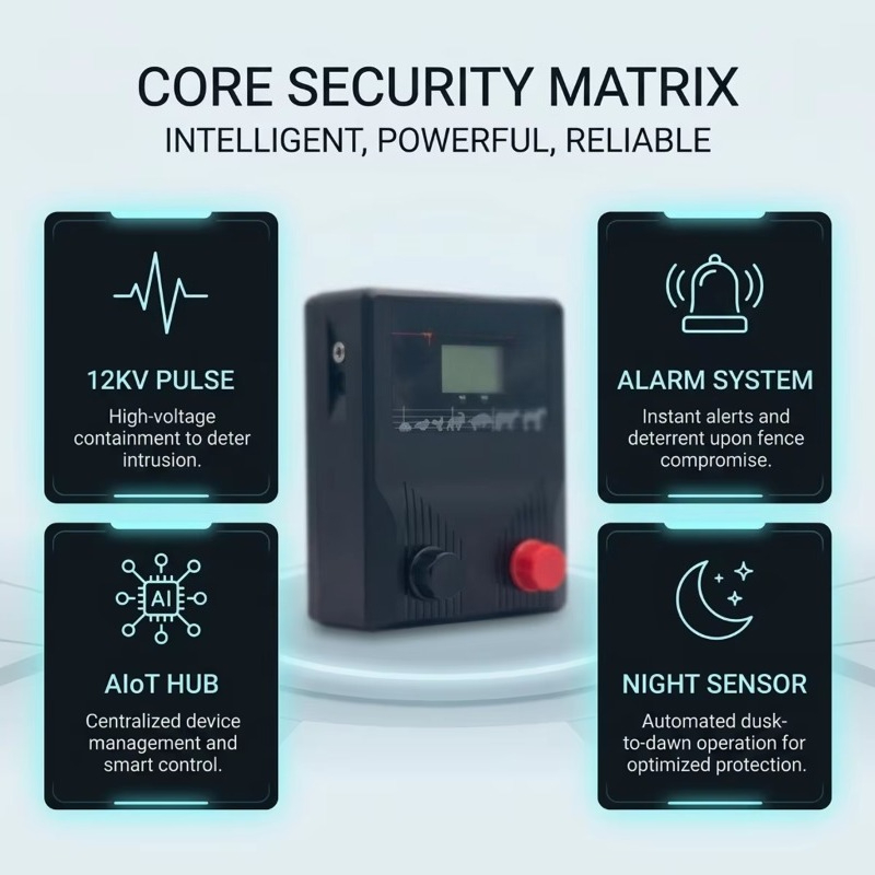 LX-PX350 전기 보안 울타리 30KM 가축용 플라 - Home Security Electric Fence 리뷰 및 가격