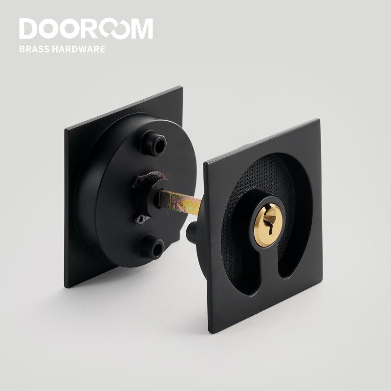 도어 룸 황동 슬라이딩 도어 핸들 도어록 세트, 주방  - Home Security Locks 리뷰 및 가격