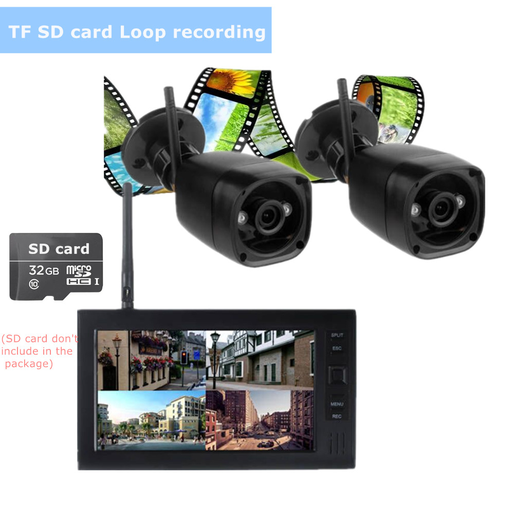 LCD CCTV 보안 시스템 와이파이 무선 카메라 비디 - Home Security And Camera System 리뷰 및 가격