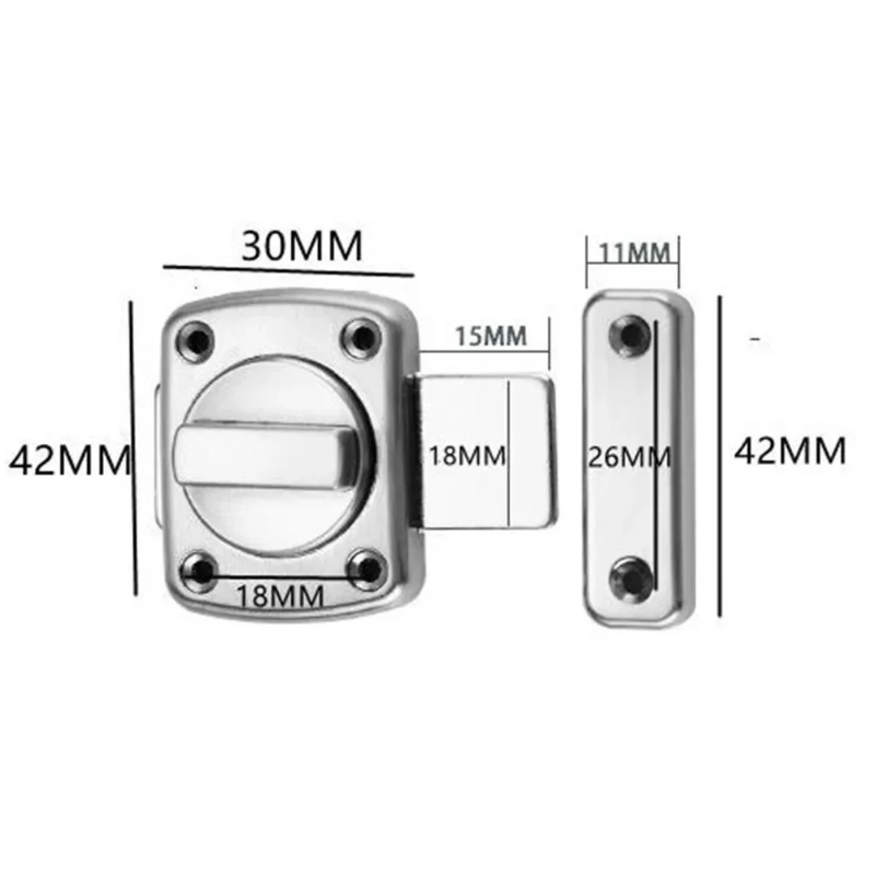도난 방지 주조 금속 도어 래치 | 직각 잠금 버클-화 - Home Security Tapo 리뷰 및 가격