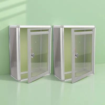 2Pcs 투명한 메일 박스 금속 벽걸이형 메일박스 잠금 - Home Security Locks 리뷰 및 가격