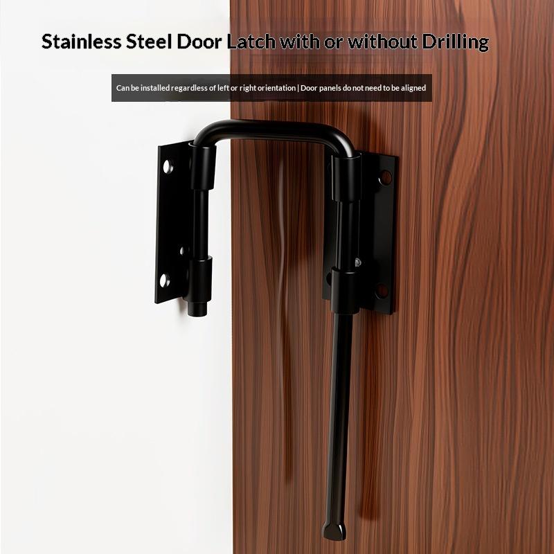 1 세트 실버/블랙 비천공형 90/180도 게이트 래치 - Home Security Tapo 리뷰 및 가격