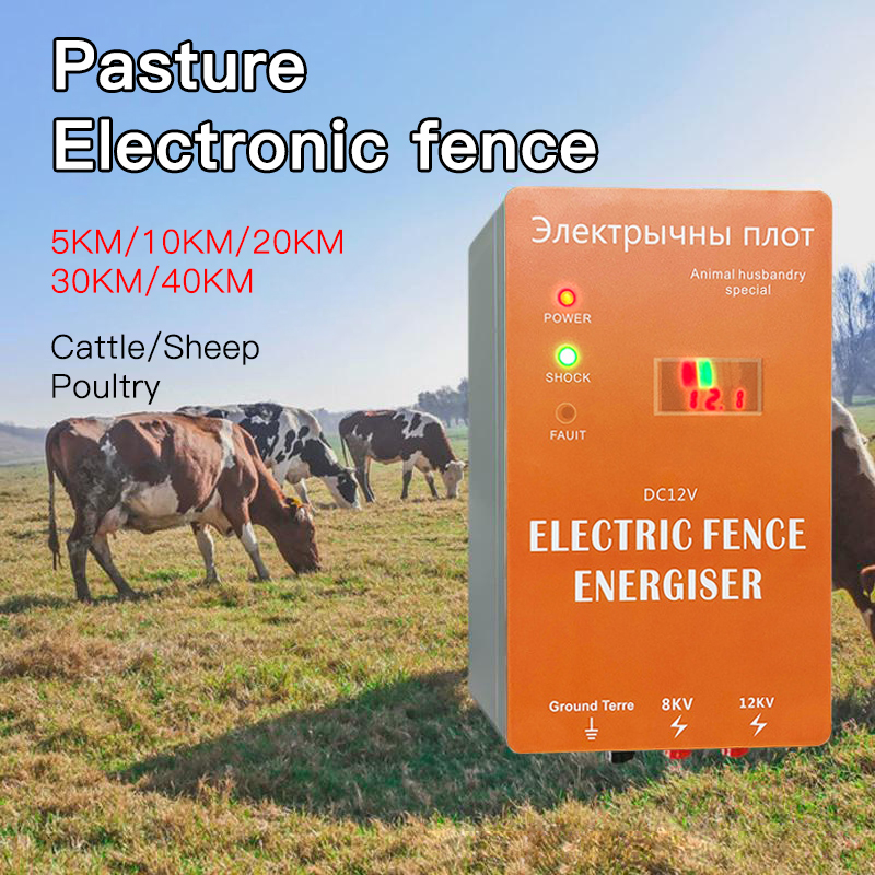 5/10/20/30/40KM DC 12V 전기 울타리  - Home Security Electric Fence 리뷰 및 가격